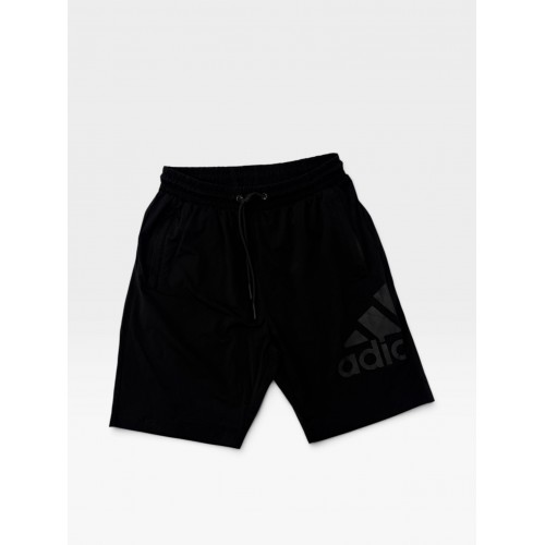 Adidas Μαύρη Αθλητική Βερμούδα με Μαύρο Logo